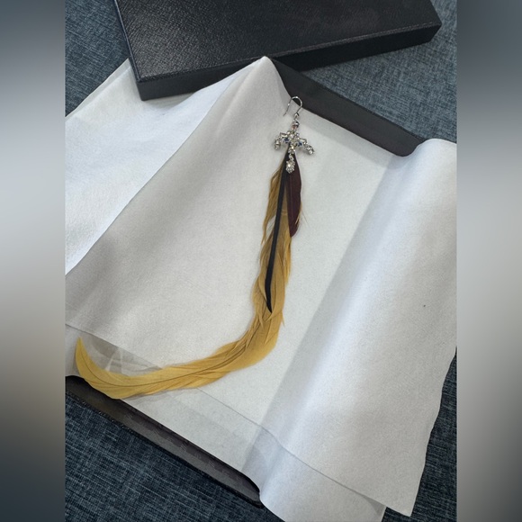 Prada Statement Fether Earring - Picture 3 of 4